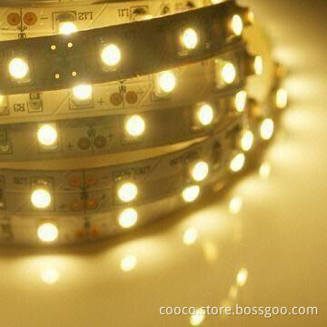 Common SMD3528 Flexible LED Strips with Rated Current 20mA/LED